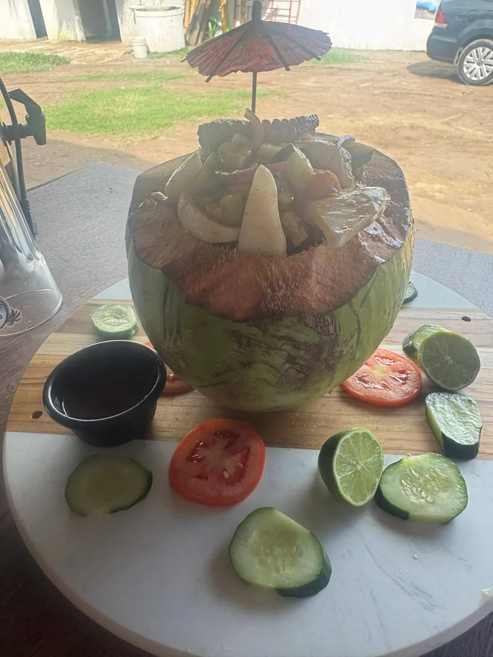 Mariscos en Coco