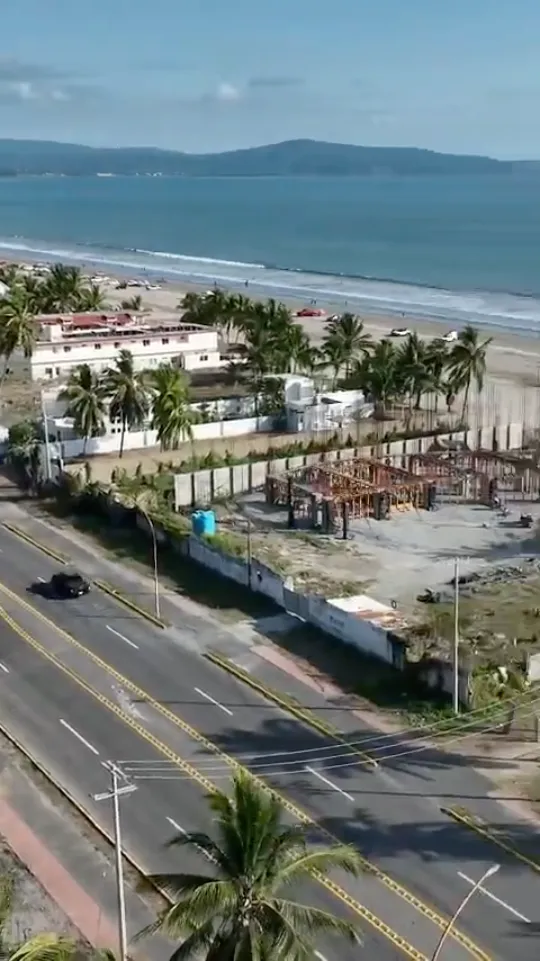 Vista aérea de Quinta Coral y la Bahía de Matanchén